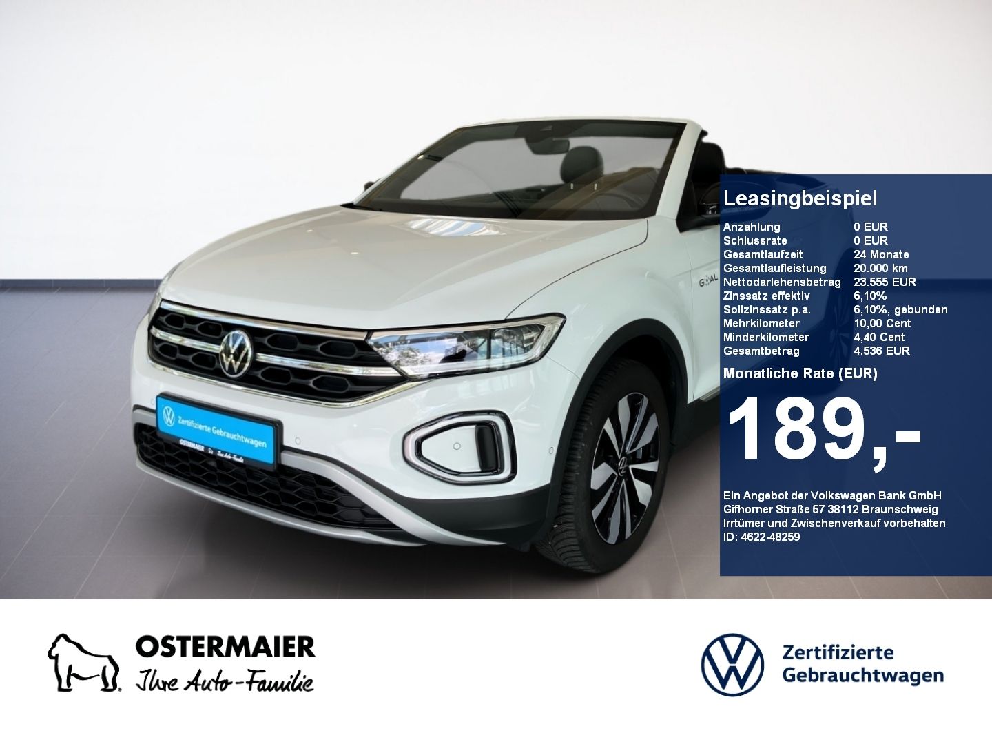 Volkswagen T-Roc Cabriolet GOAL 1.0TSI 116PS ACC.KAMERA.NAV