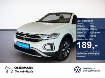 Volkswagen Leasingangebot: Volkswagen T-Roc Cabriolet GOAL 1.0TSI 116PS ACC.KAMERA.NAV