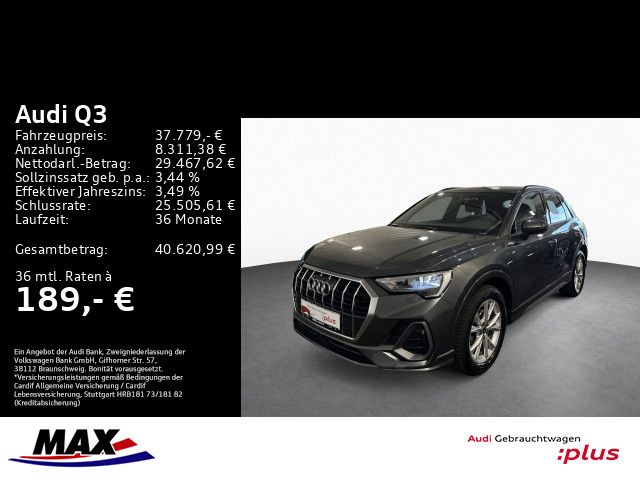 Q3 35 TDI S LINE LED+NAVI+KAMERA+ALU+SHZ+PDC