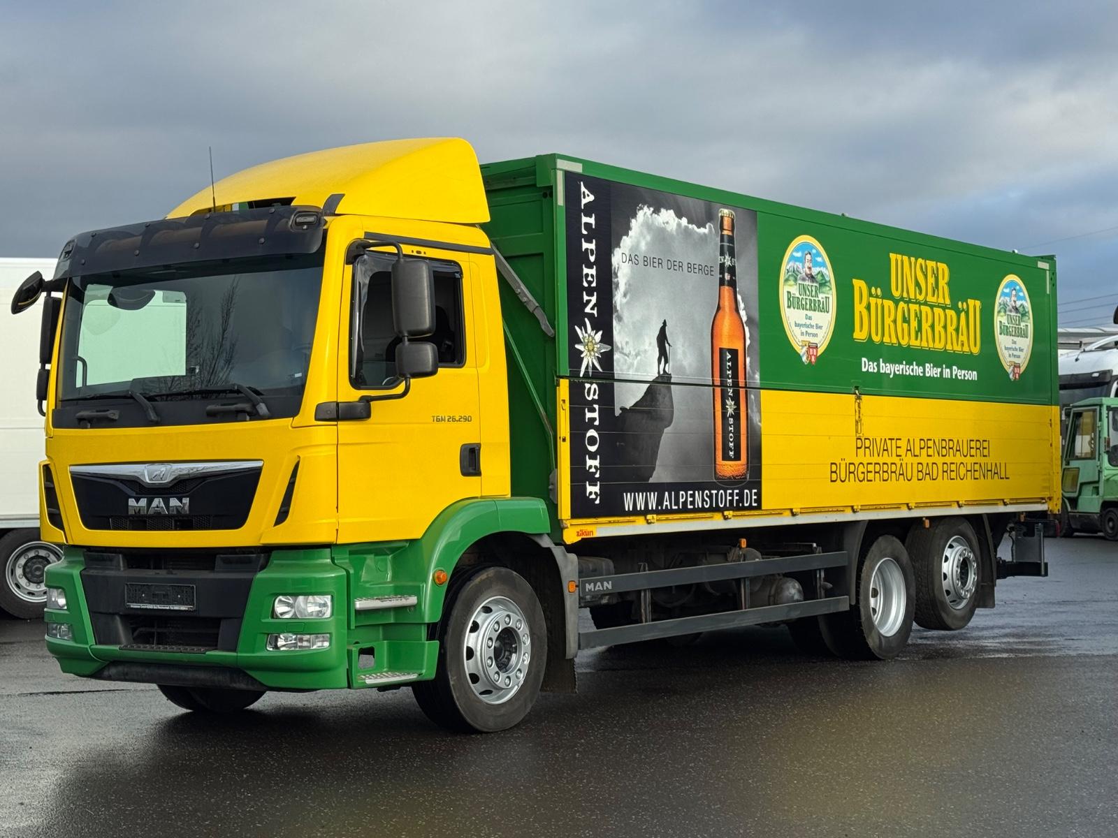 MAN TGM 26.290  / LBW / AHK / LENKACHSE / 18 PAL