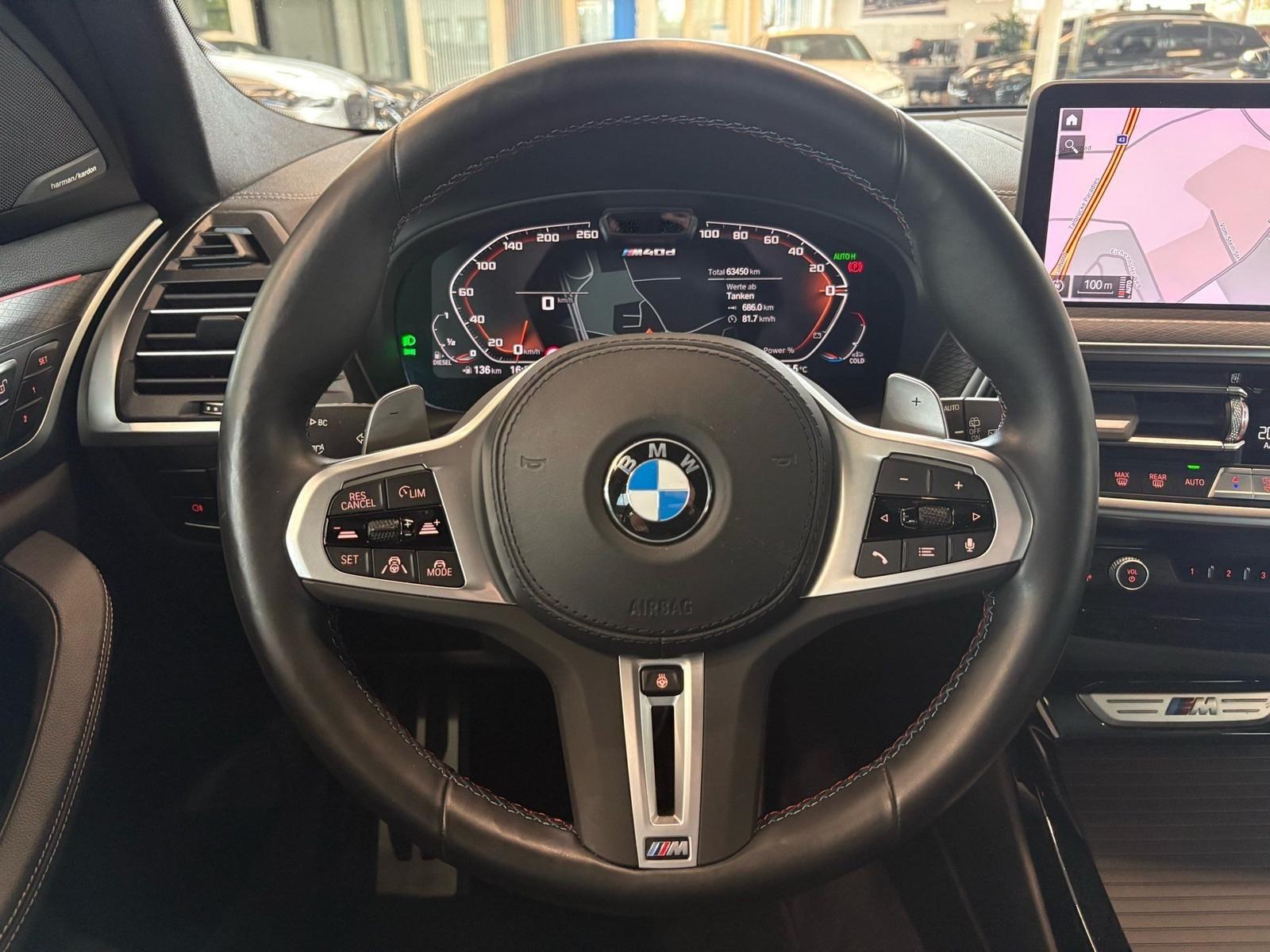 BMW X3 M40d DA Prof PA+ Laser Pano HuD H/K 20" LMR