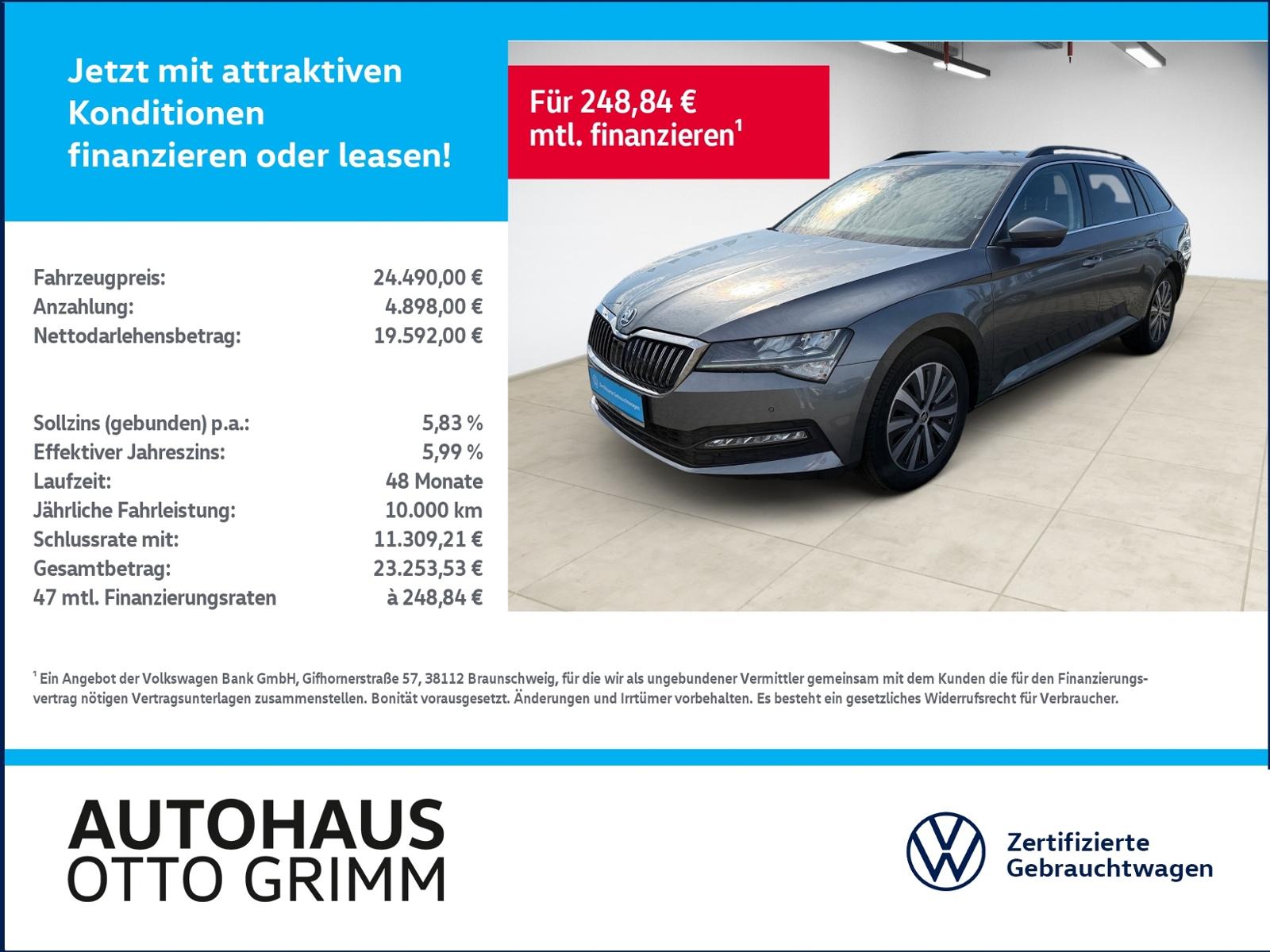 Skoda Superb Combi 1.5 TSI Ambition DSG LED Kamera