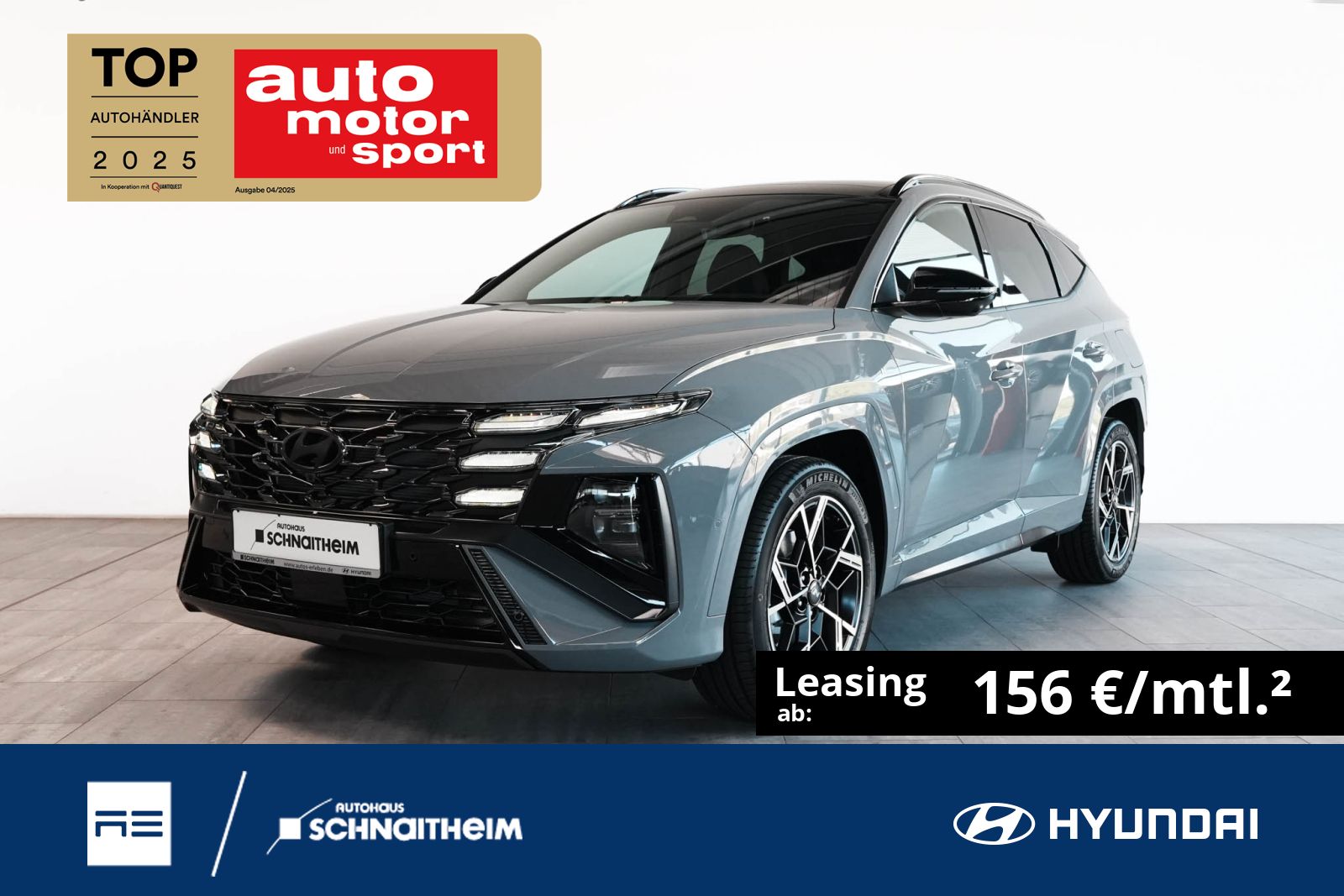 Hyundai TUCSON N Line X 1.6 TGDI 180PS 4WD DCT Ass-P Pan