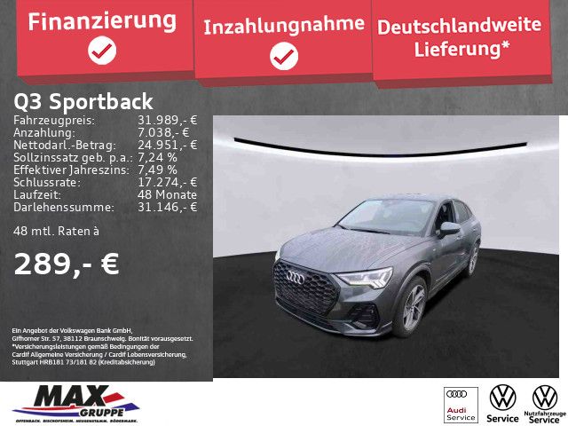 Audi Q3 Sportback 35 TFSI S-LINE LED+AHK+VC+NAVI+ALU+