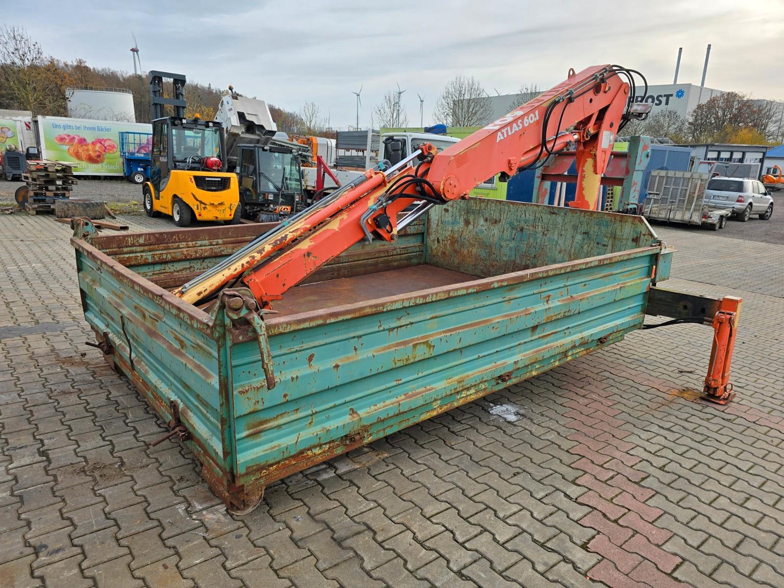 Andere Kran Ladekran Atlas 60.1 - 6,5 / A2 Abrollcontai