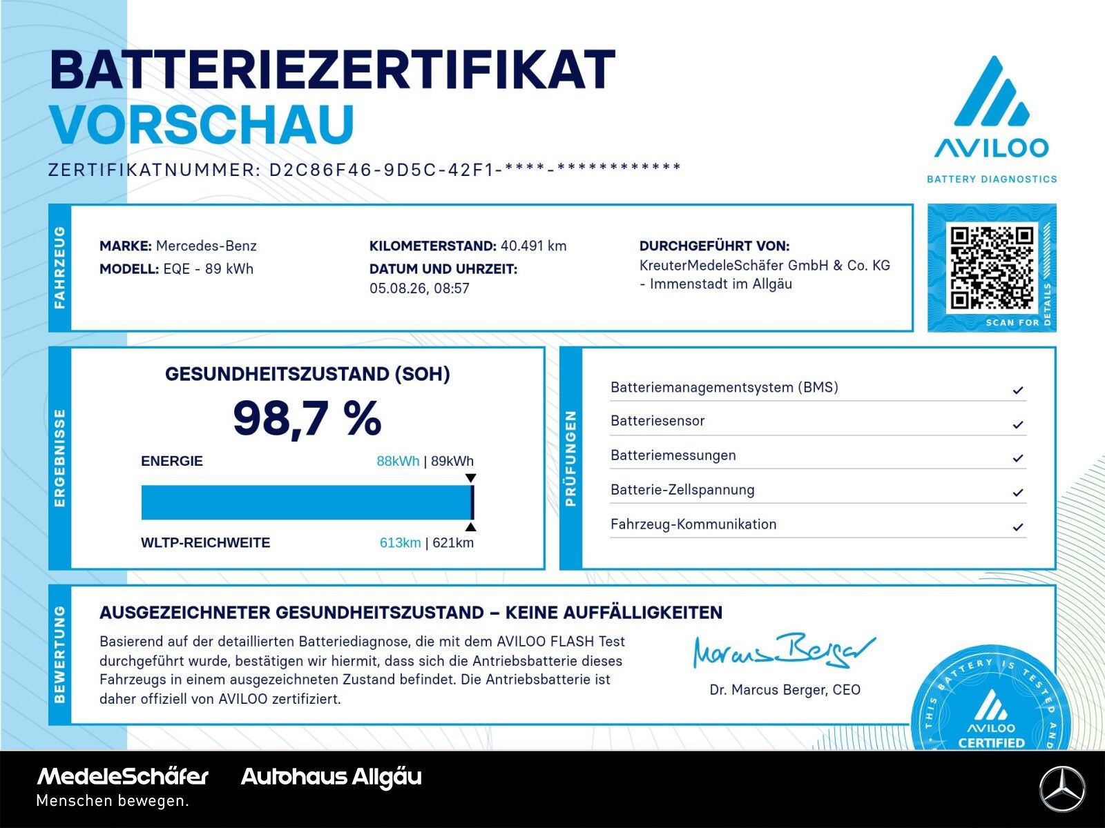 Mercedes-Benz EQE 300 AMG Night 21" D-Light AIRMATIC PanoSD foto 2