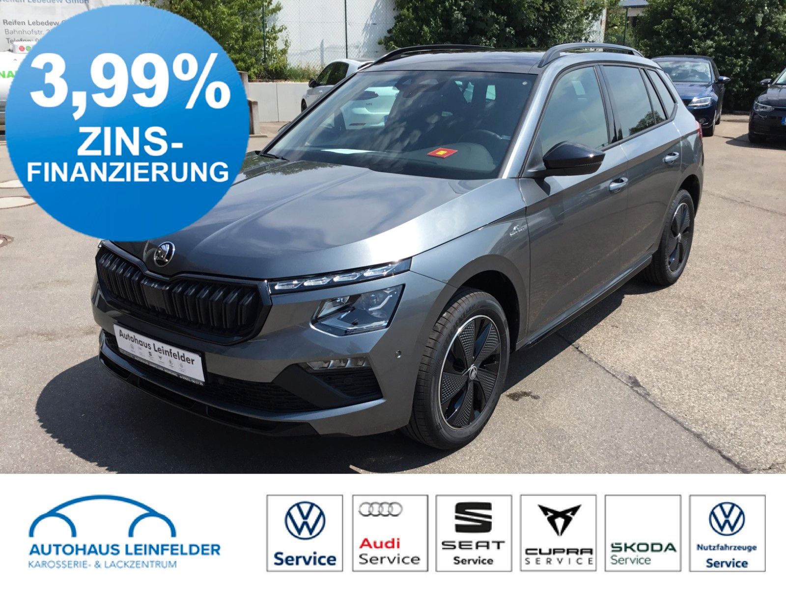 Fahrzeugabbildung SKODA Kamiq 1.5 TSI DSG Monte Carlo+AHK+Navi+Kamera
