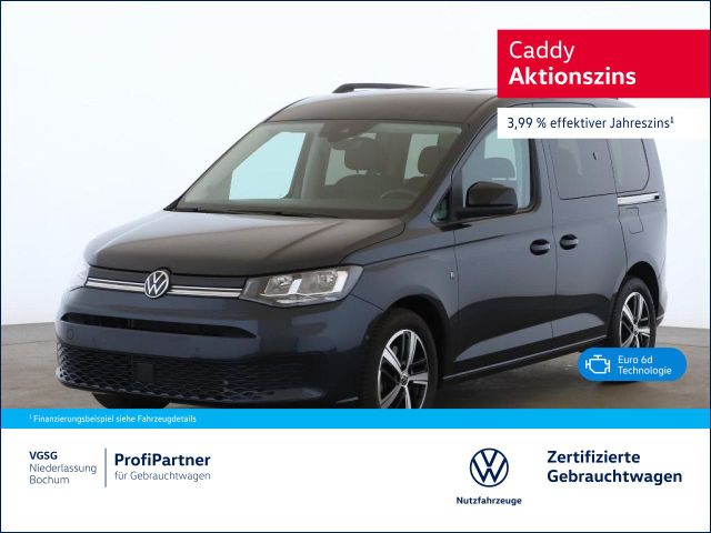 Volkswagen Caddy Life Sitzhzg Flügelt Alarm GJR ALU Navi