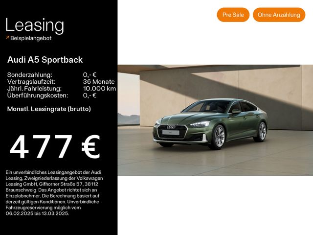 Audi A5 Sportback 40 TDI RFK*Matrix*Navi*Virtual