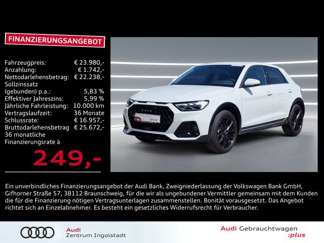 Audi A1 allstreet 25 TFSI S line LED NAVI Optik-schw.