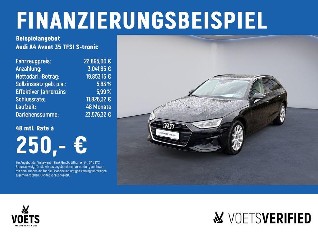 A4 Avant 35 TFSI S-tronic basis NAVI+PDC+GRA+SHZ