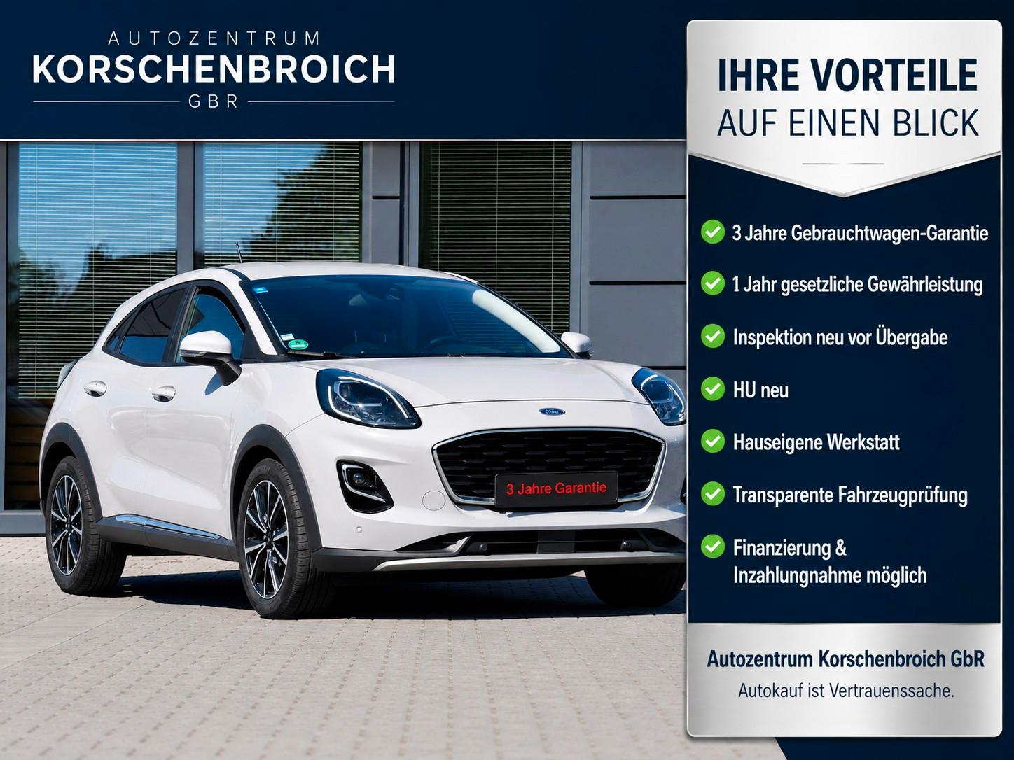 Ford Puma Titanium MIT 3 JAHREN GARANTIE !!!