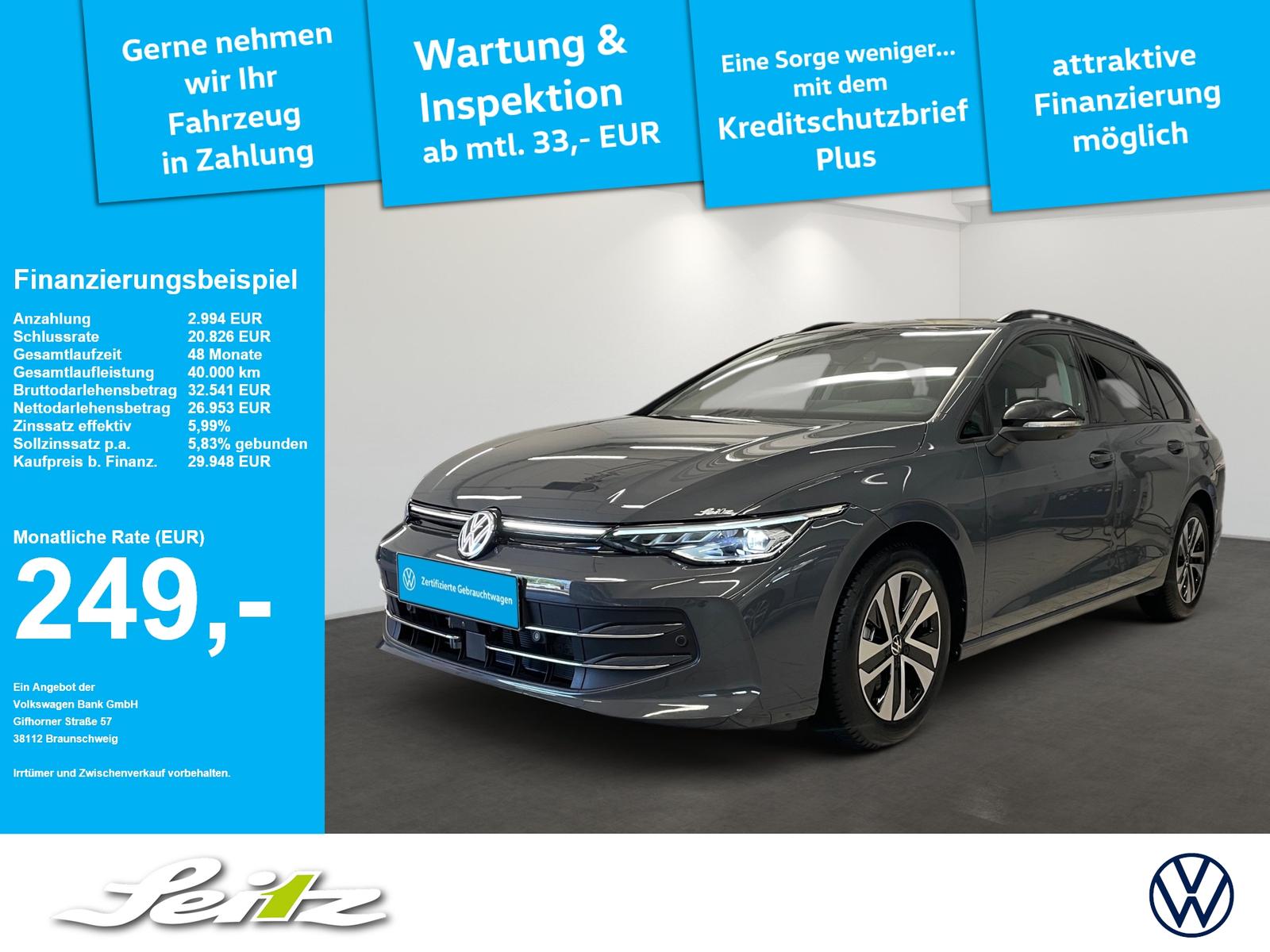 Volkswagen Golf VIII Variant 1.5 eTSI Energy *AHK*KAMERA*NA