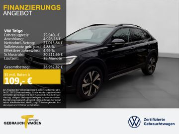 Volkswagen Leasingangebot: Volkswagen Taigo 1.0 TSI DSG LIFE LM17 MATRIX KAMERA SITZHZ