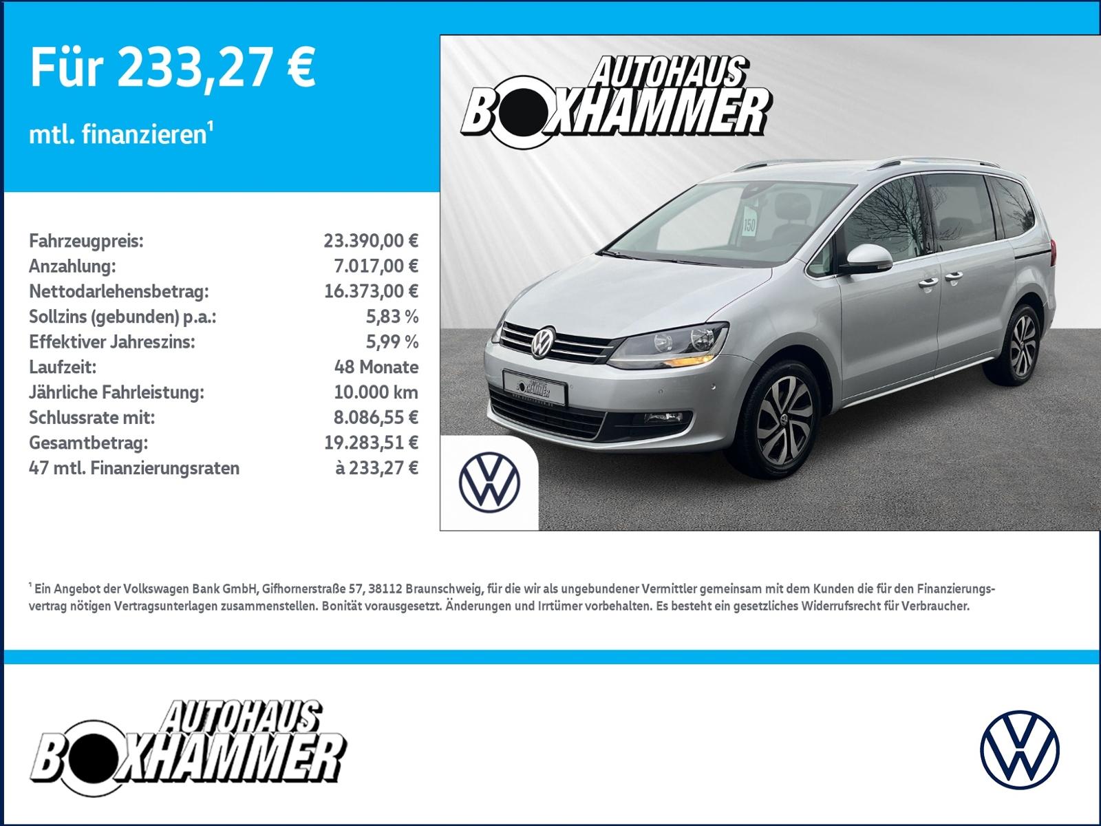 Volkswagen Sharan 1,4 TSI DSG ACTIVE  AHK+NAVI+ELE.TÜREN