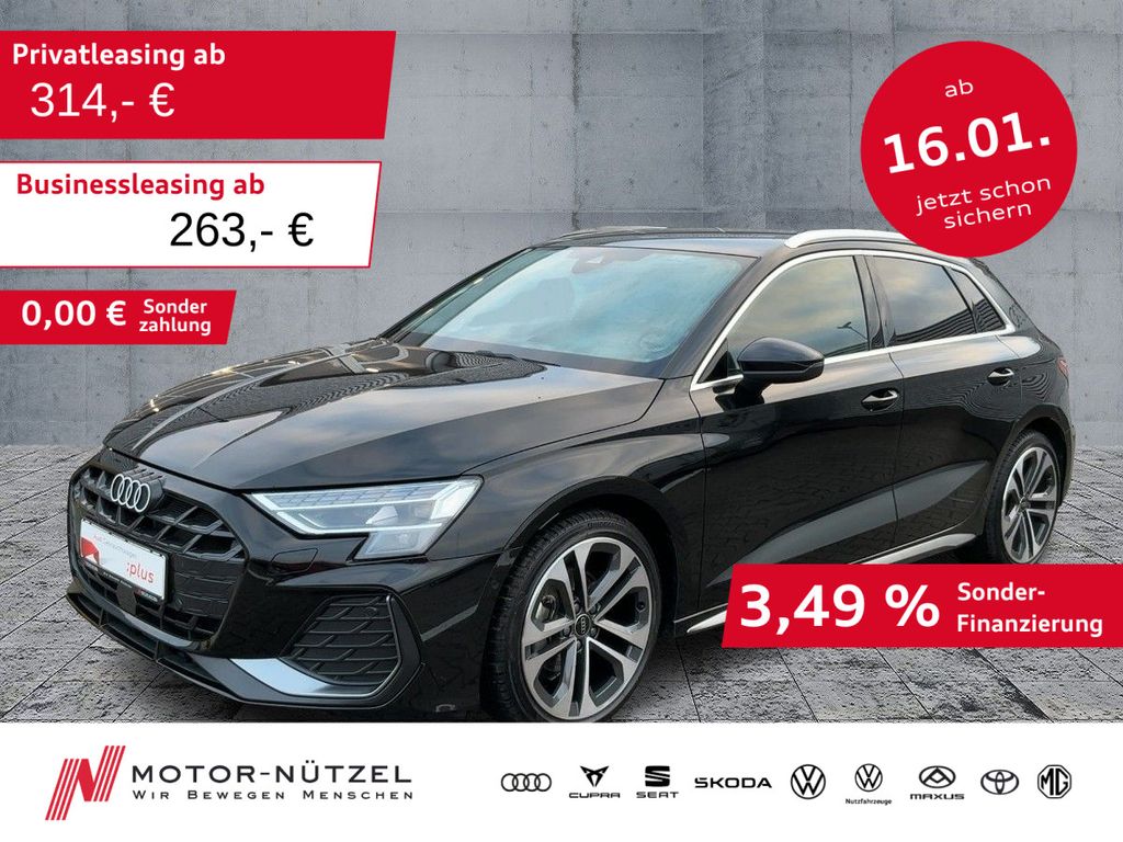 A3 Sportback 30 TFSI S-TR S-LINE LED+NAV+RFK+ACC