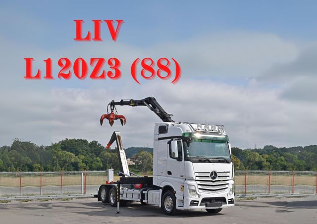 Mercedes-Benz ACTROS 2551 * ABROLLKIPPER * LIV L120 Z3 (88)