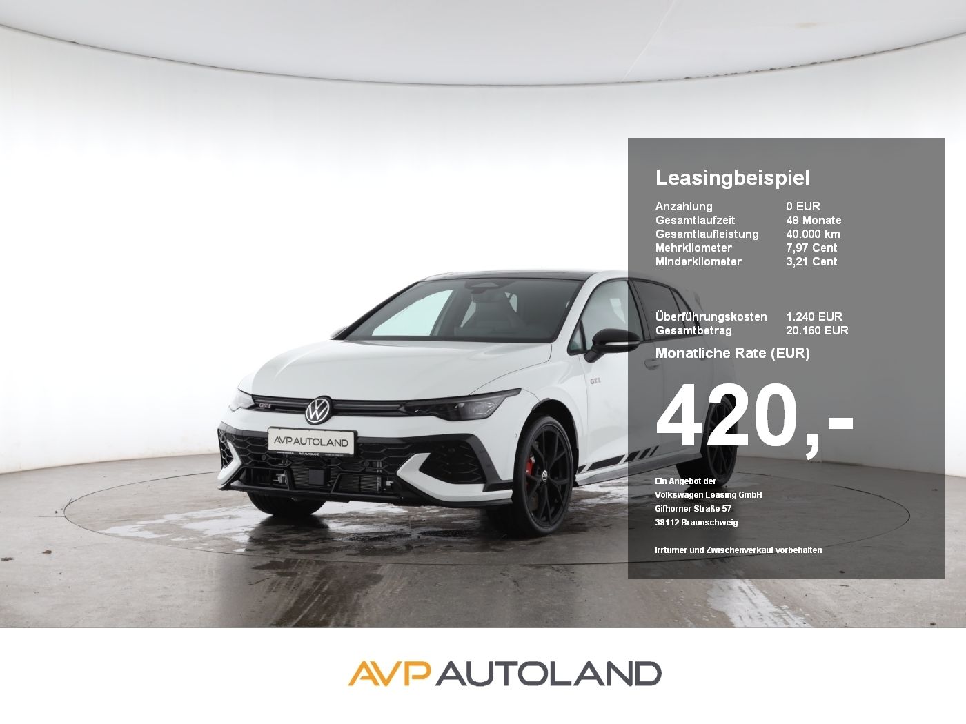 Volkswagen Golf VIII GTI 2.0 TSI DSG Clubsport | AKRAPO |