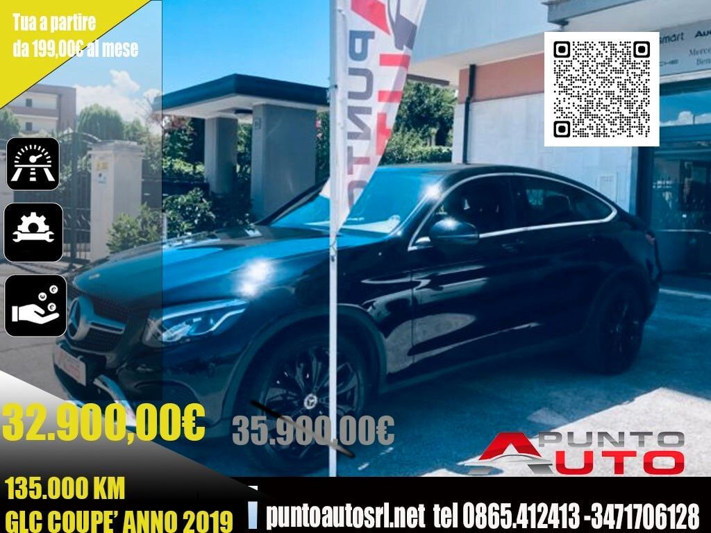 MERCEDES-BENZ Mercedes-benz GLC 220 4Matic Coupé PELLE TE
