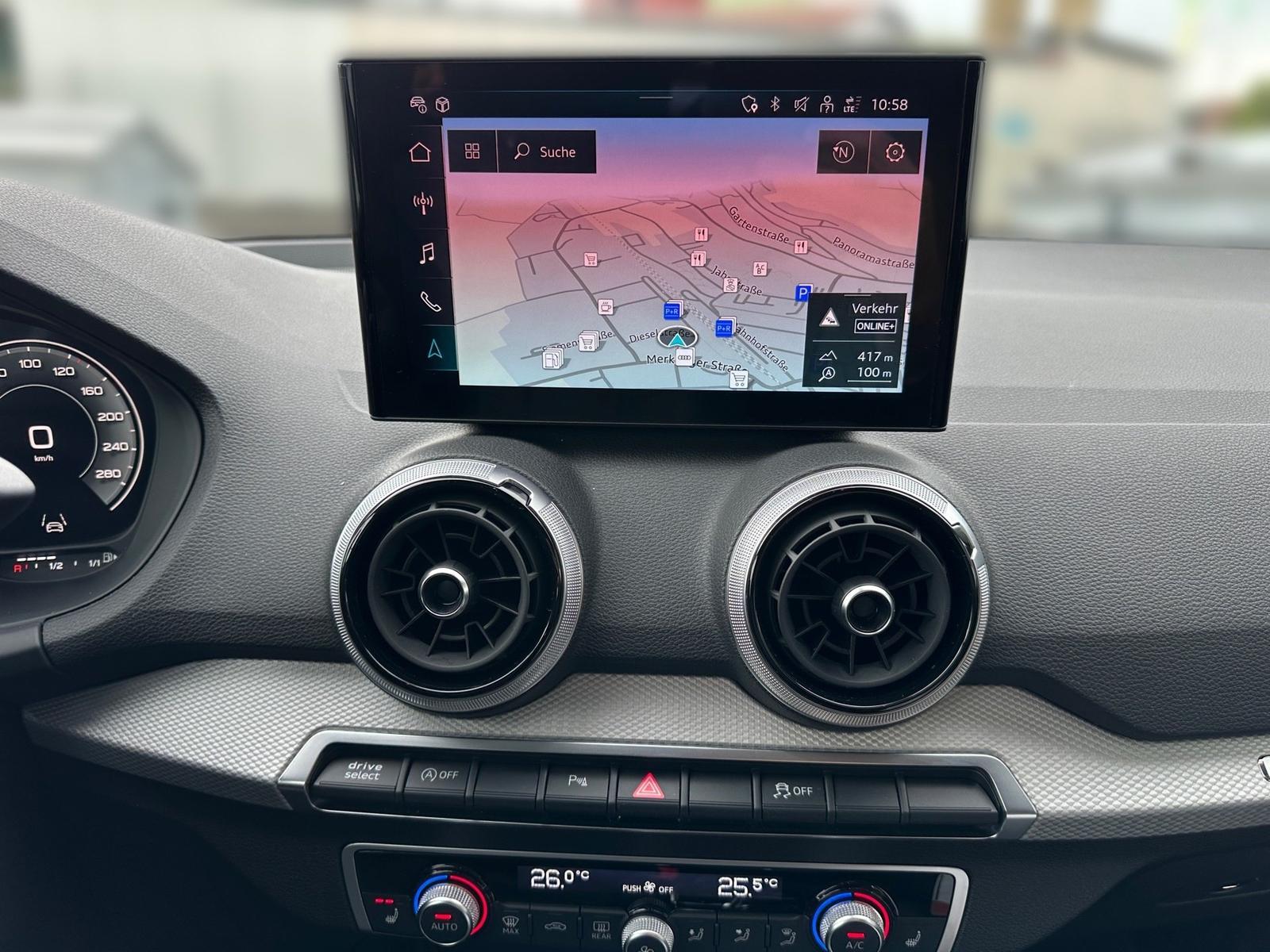 Audi Q2 advanced NAVI*LED*RFK*LEDER*GRA*LM*5J GAR, миниатюра 7