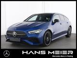 Mercedes-Benz CLA 180 d SB AMG Panorama Night Ambiente 360° K - blaue Mercedes-Benz CLA 180 Shooting Brake