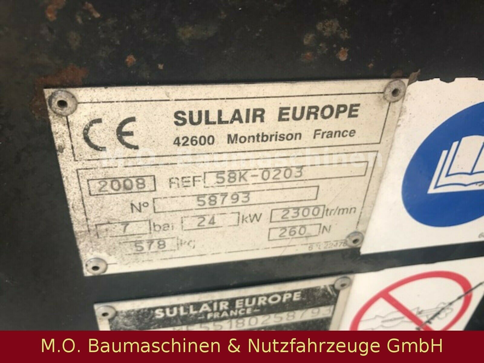 Fahrzeugabbildung Other Sullair 58 K Kompressor