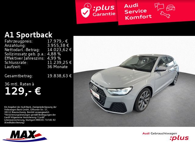 A1 Sportback 30 TFSI LED+SHZ+ALU+VCP+PDC+KLIMA++