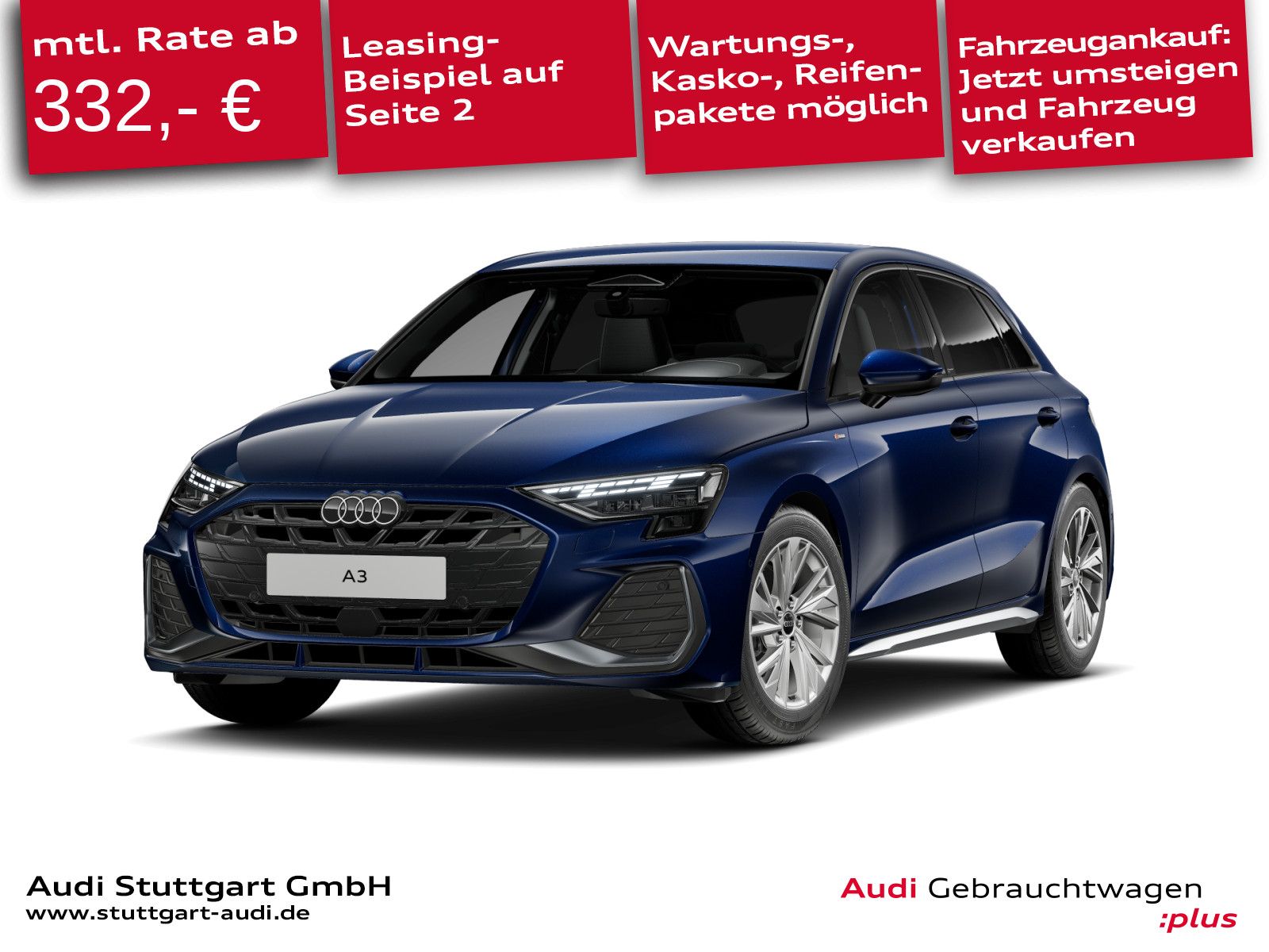 Audi A3 Sportback TFSI 110 kW S line S tronic