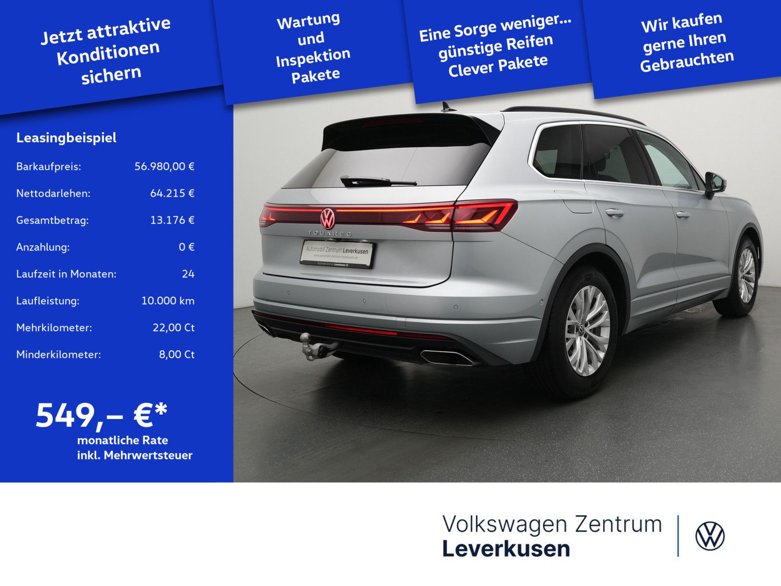 Volkswagen Touareg V6 Elegance MATRIX LUFT AHK MEMORY ACC foto 2
