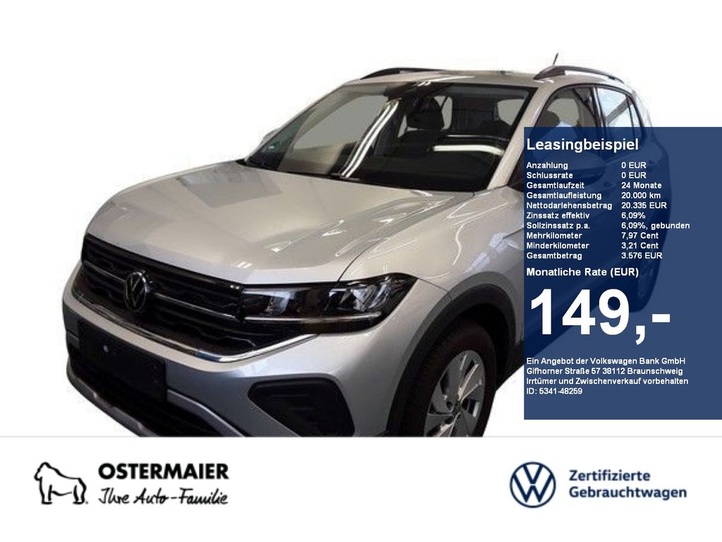 Volkswagen T-Cross LIFE 1.0TSI 95PS ACC.5J-G.NAVI+VC.2xPDC.