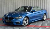 BMW 420i Cabrio M Paket LED Leder Tempo Navi SHZ - blaue BMW 420