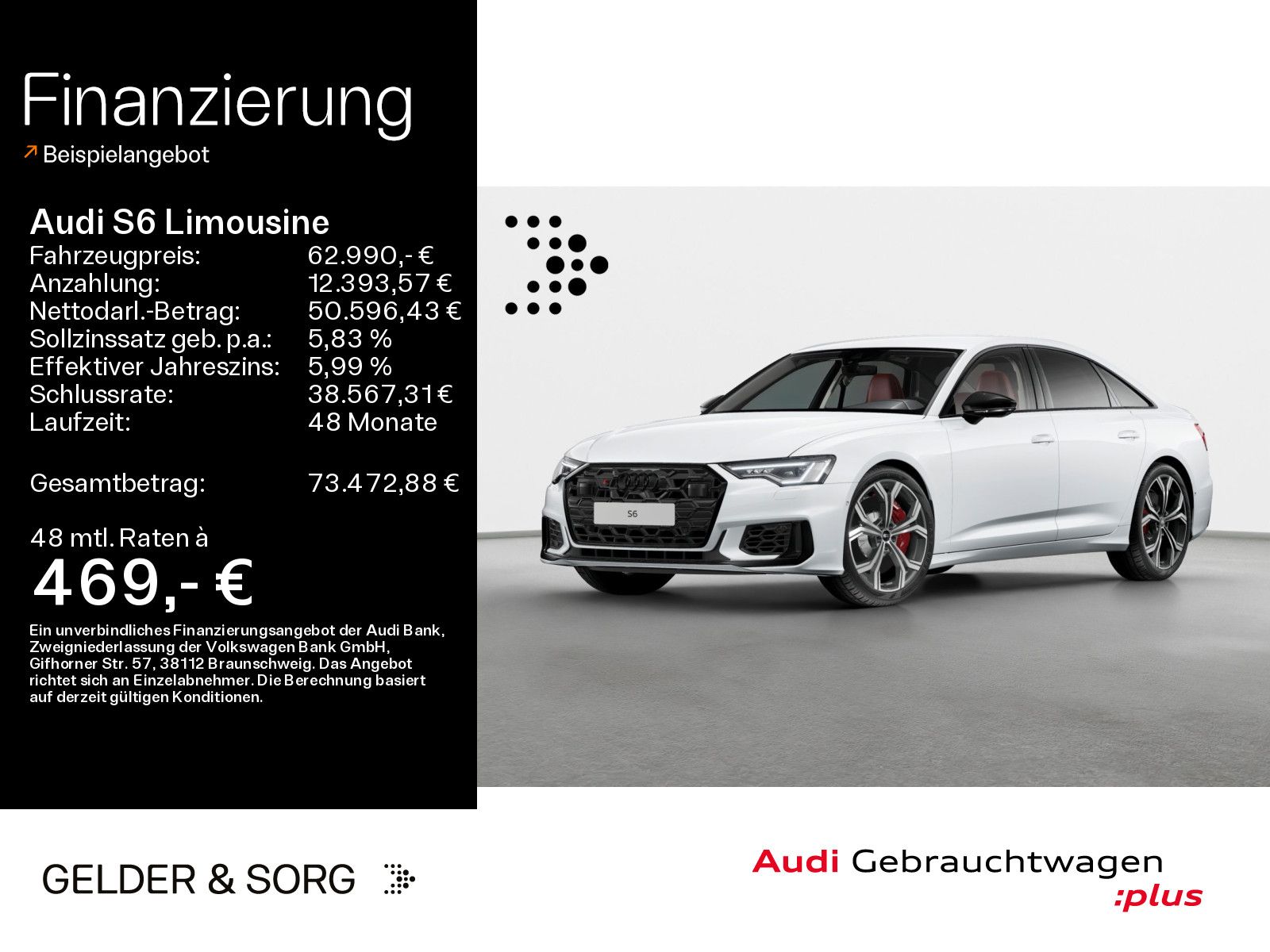 AUDI S6 Limousine TDI Standheiz.*360°*Matrix*B&amp;O*Air*