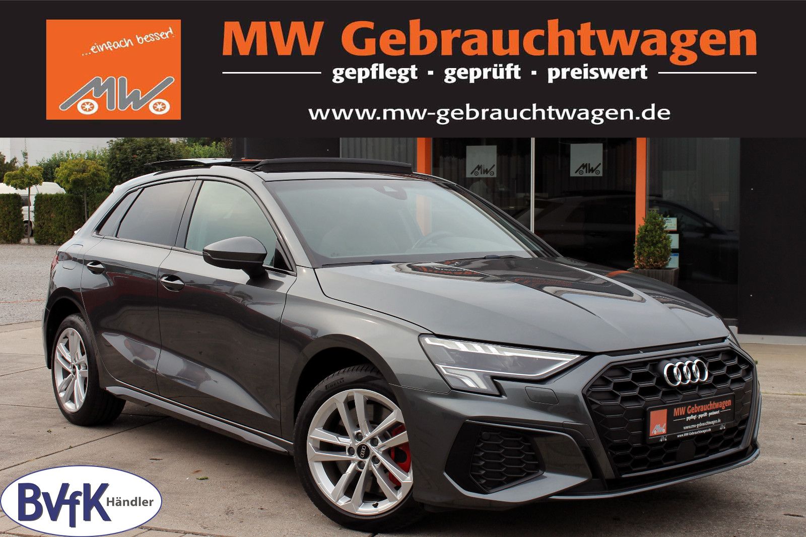 Fahrzeugabbildung Audi A3 45TFSI e SLine Aut. Sportback SD LED ACC KAM