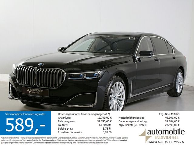 BMW 750Ld xDr Laser ACC AHK Standh.Skyloung H&K 3xTV