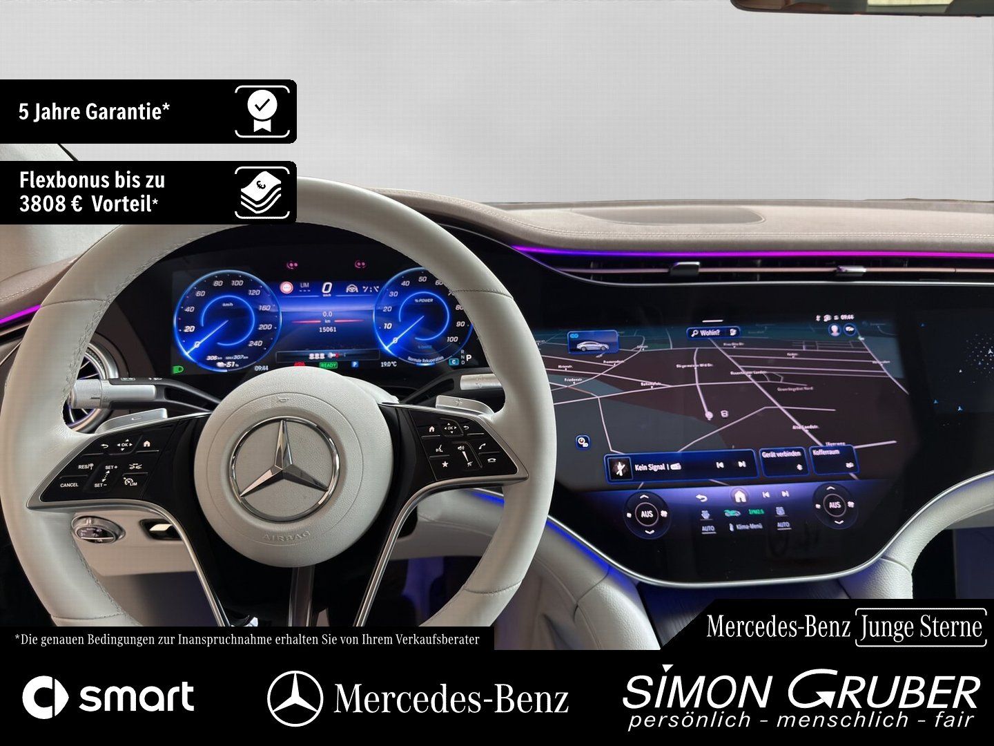 Fahrzeugabbildung Mercedes-Benz EQS 450+ AMG Pano Hyper HUD HAL Massage Sitzklim