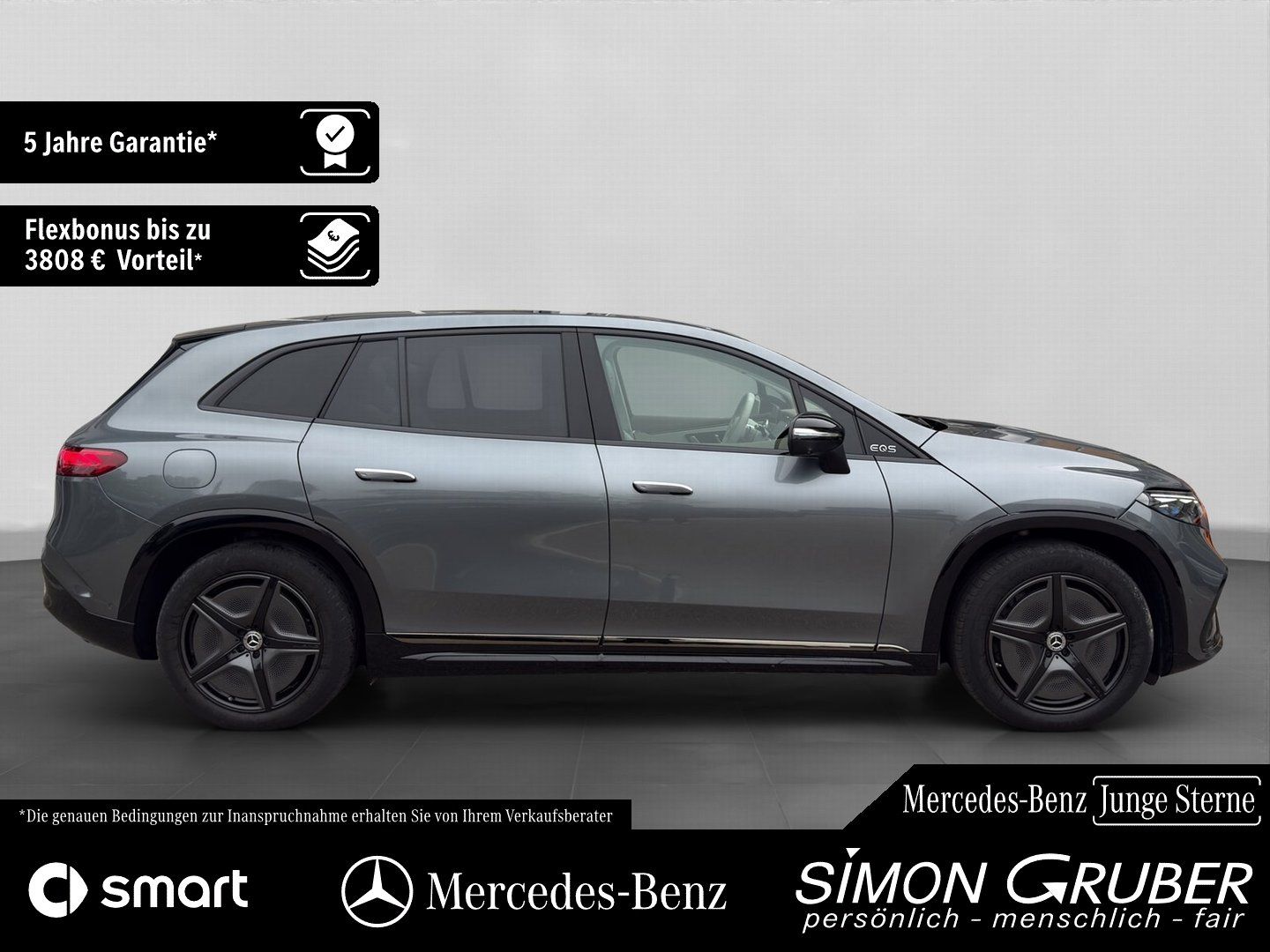 Fahrzeugabbildung Mercedes-Benz EQS 450 4M SUV AMG Pano FOND Burme HUD DigiL AHK