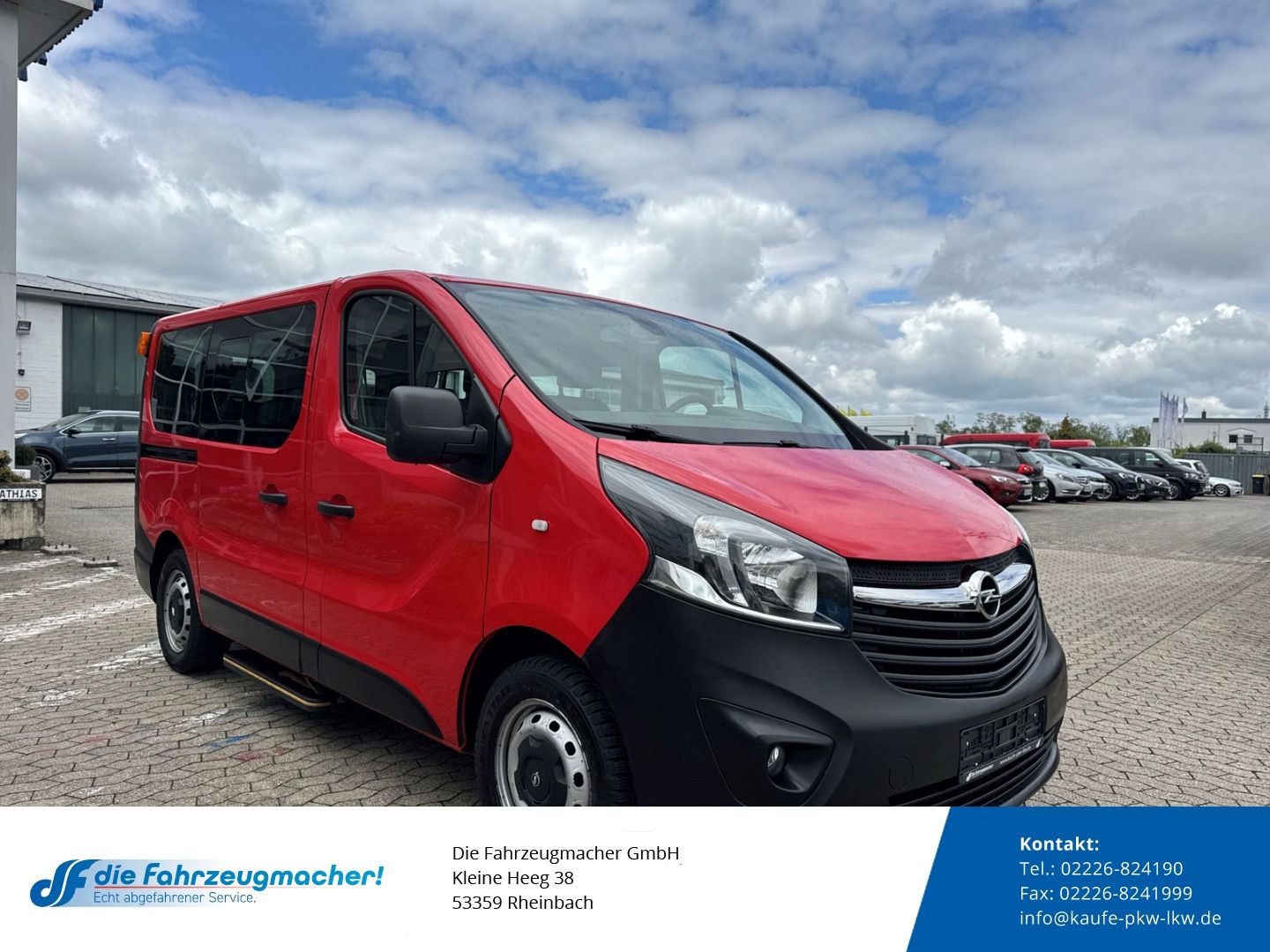Fahrzeugabbildung Opel Vivaro B Kasten L1H1 2,7t 1.6 CDTI *8065