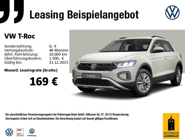 VW T-Roc 1.0 TSI Life *App-Connect*SHZ*