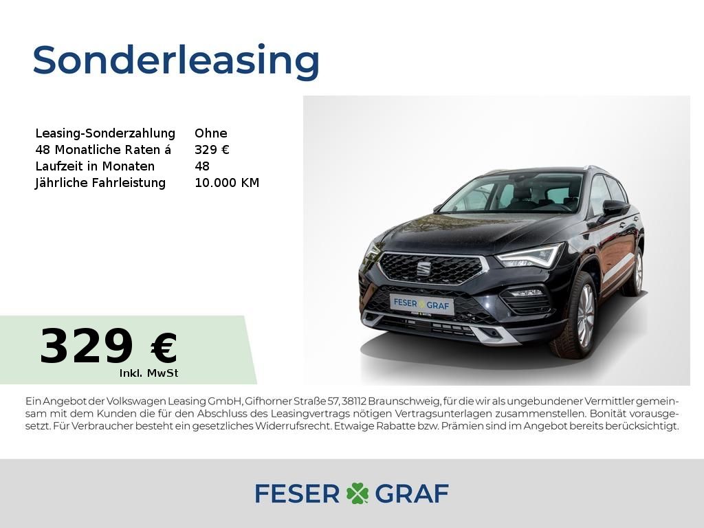 Seat Ateca 2.0 TDI DSG Road Edition LED/Navi/AHK/360°