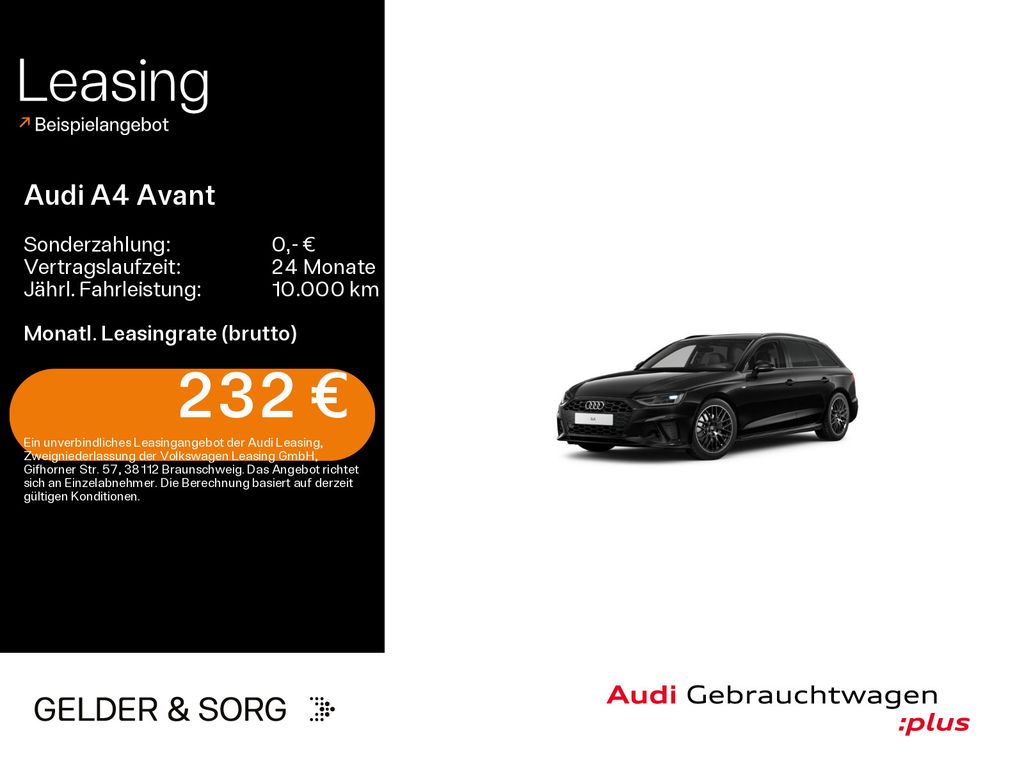 Audi A4 Avant 35 TFSI S line LED*RFK*Navigation*Sound