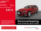 Audi A4 Av 40 TFSI S-Line 19 AHK LED B&O 5J.GAR - Audi A4: Rot, Leder