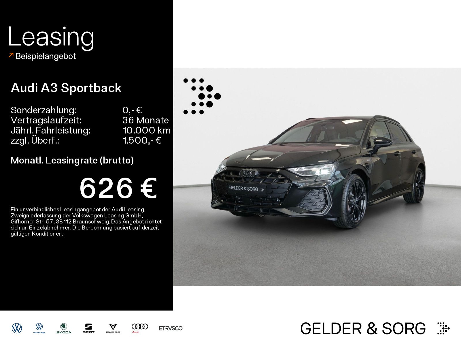 Audi A3 Sportback TFSIe S line *Matrix*AHK*Business*