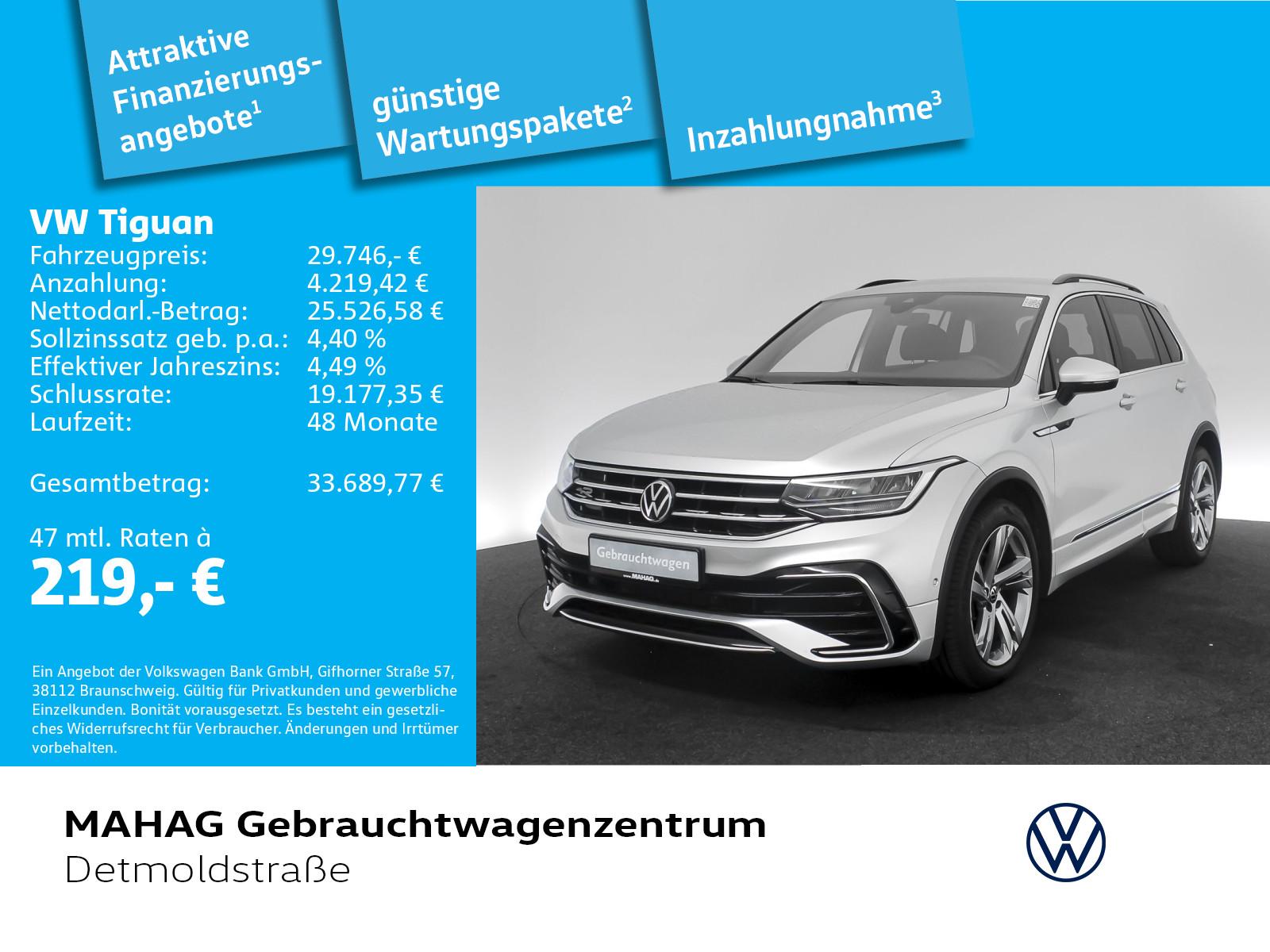 Volkswagen Tiguan 1.5 TSI R-Line AHK LED Navi ParkAssist Re