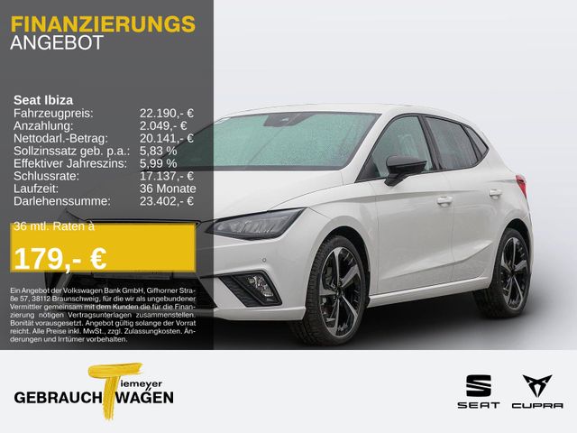 Seat Ibiza 1.0 TSI DSG FR LM18 KAMERA VIRTUAL ACC