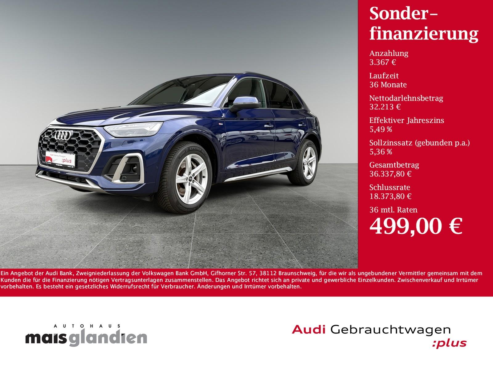 Audi Q5 55 TFSI e 2x S line Kamera Matrix Luft AHK
