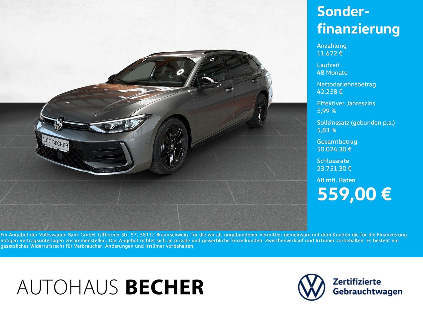 Volkswagen Passat Variant R Line 2.0 TDI DSG AHK LED Navi foto 1