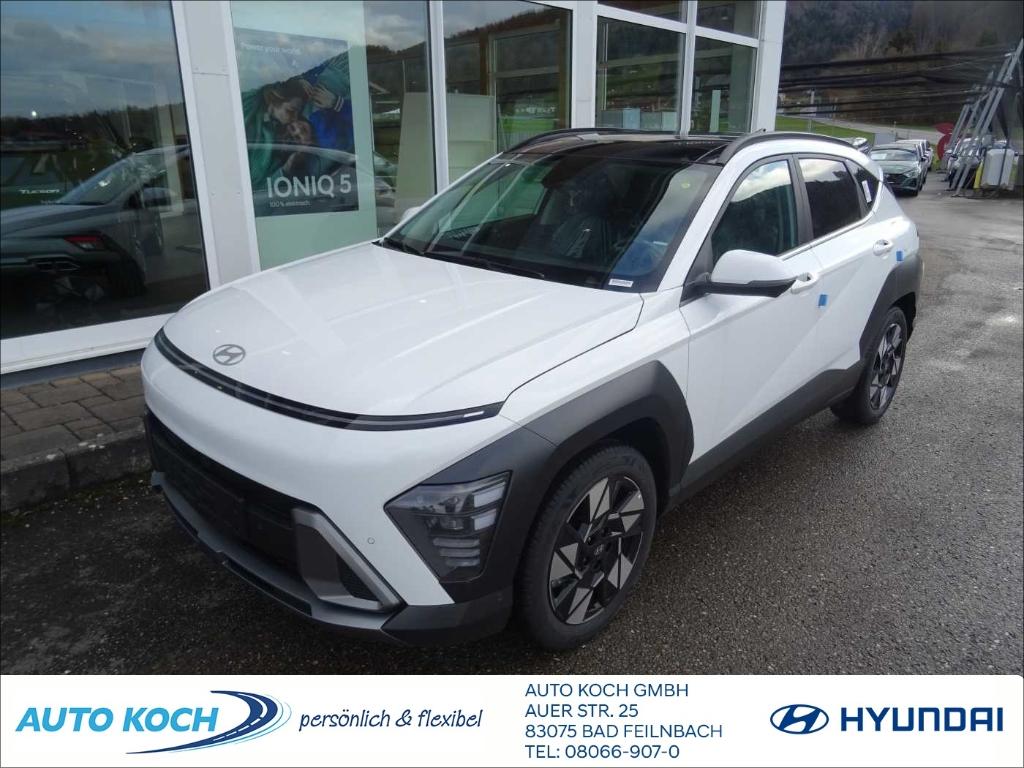 Hyundai KONA 1.6 T-GDI DCT, Prime 4WD Glasschiebedach Na