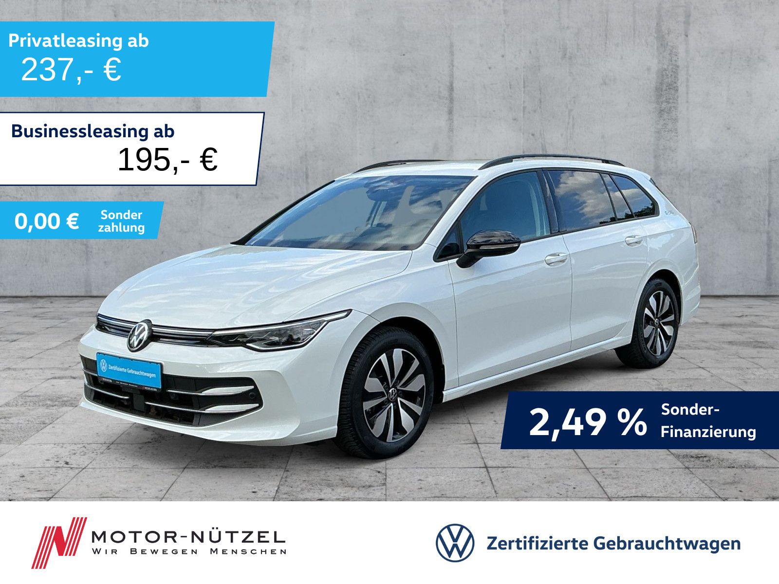 Volkswagen Golf VIII Variant 2.0TDI DSG GOAL MATRIX+AHK+360