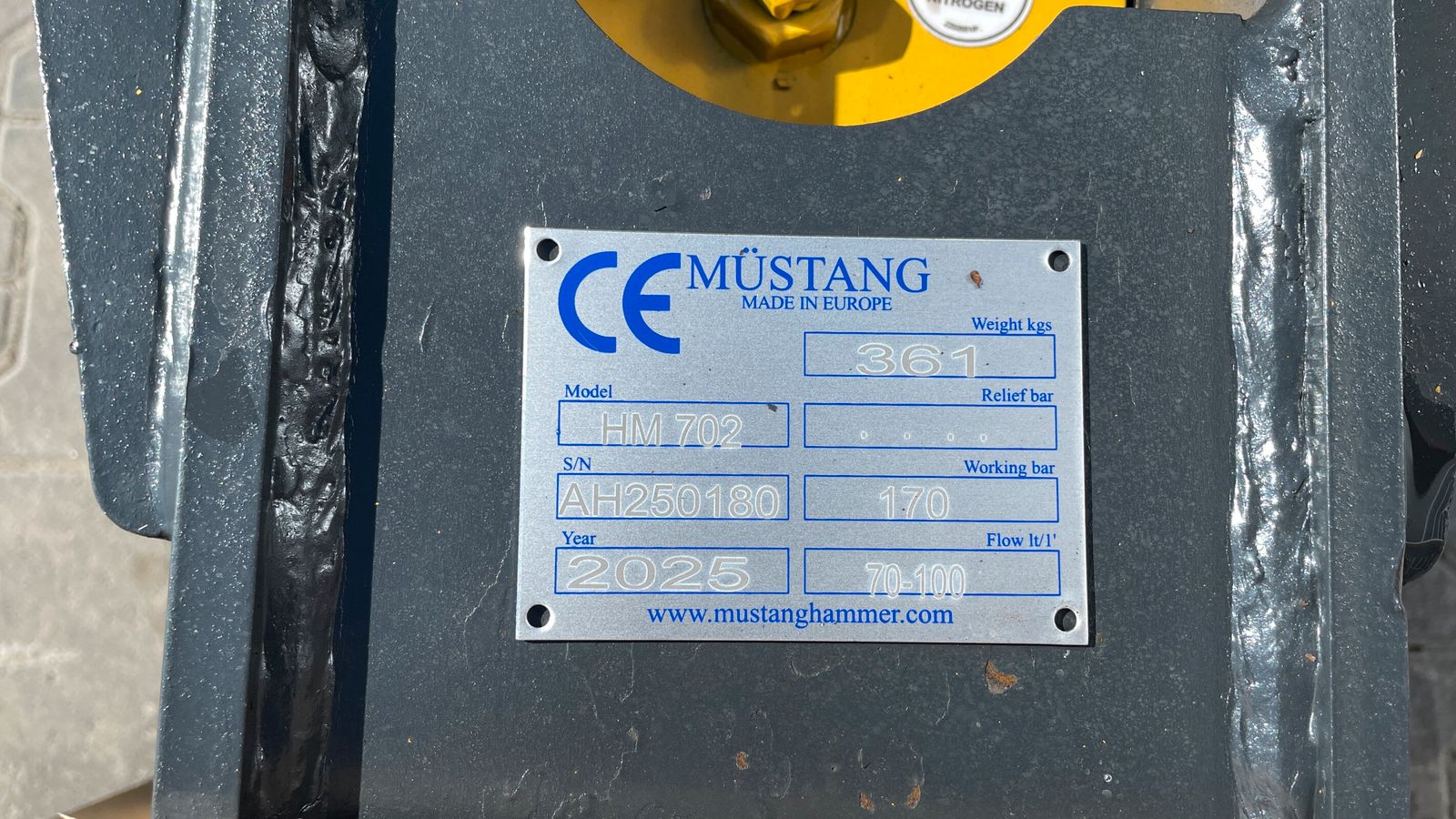 Fahrzeugabbildung Komatsu Mustang HM 702 Abbruchhammer / Abbruch