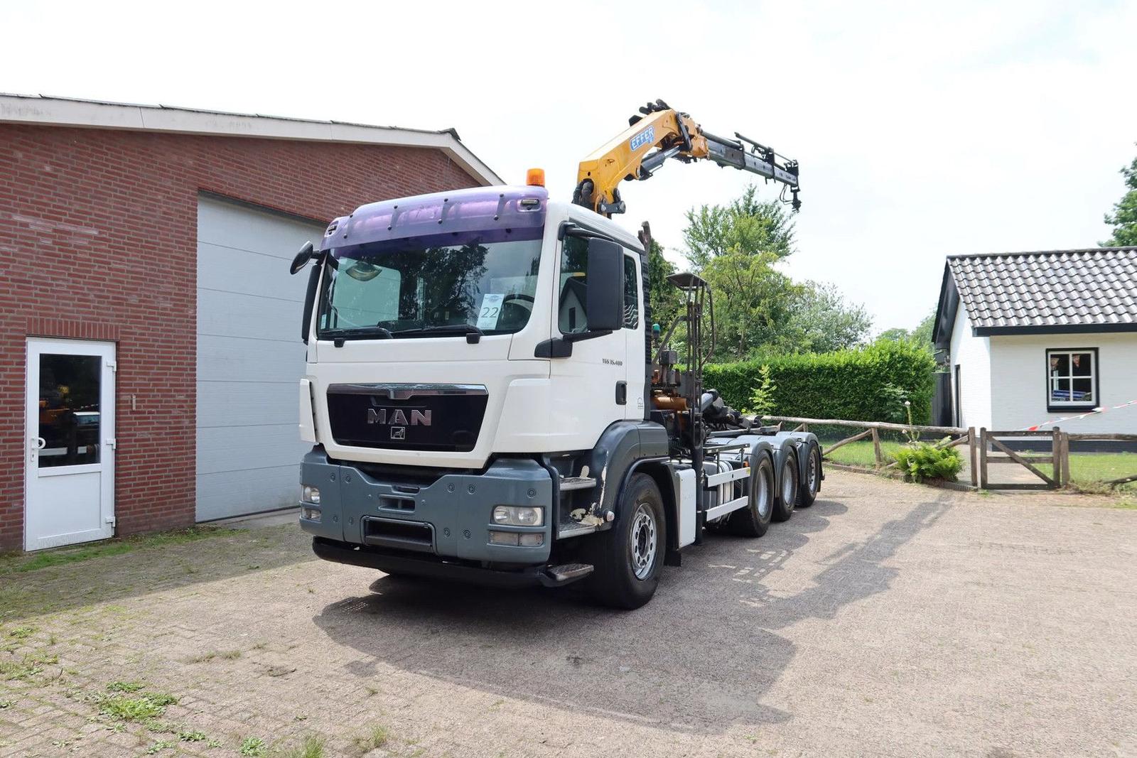MAN TGS 35.400 / EFFER 165-11/3S / AJK Haaksysteem /